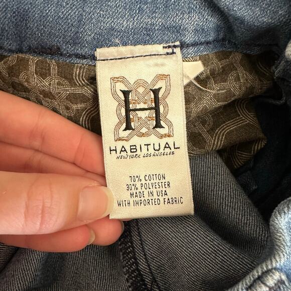 Vintage Y2K Habitual Anthem Flare Jeans Size 25 Made in USA - Picture 2 of 12